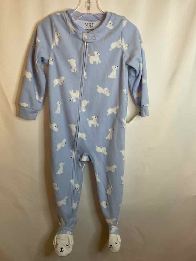 Carters (C) White Blue Toddler Size 2T 1PCSleepwear