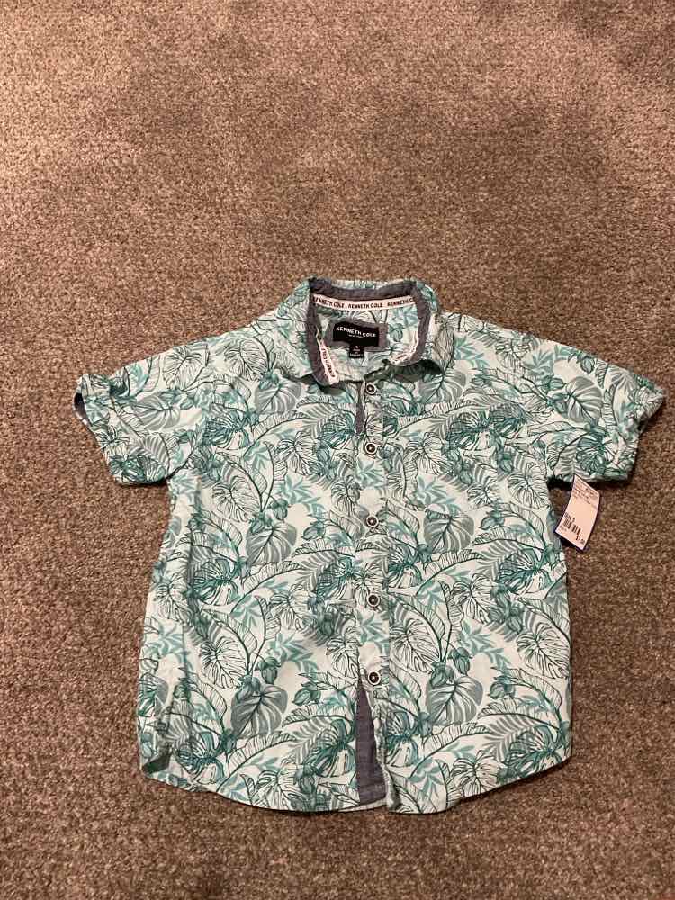 Kenneth Cole (B) Blue Toddler Size 5 Boy's ButtondownSS