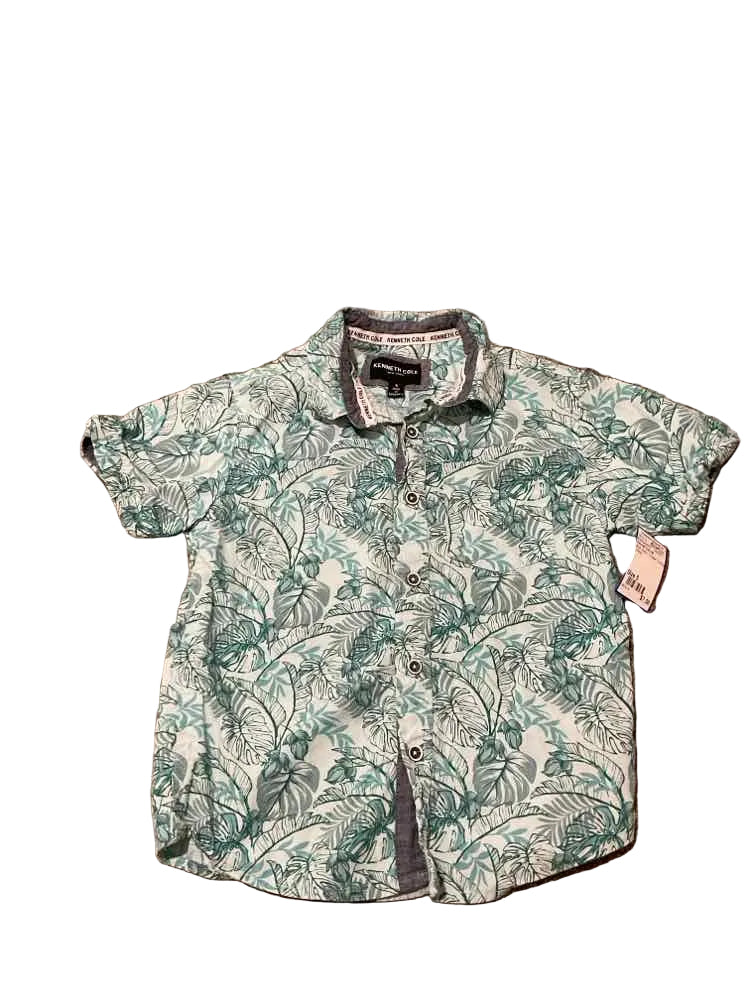 Kenneth Cole (B) Blue Toddler Size 5 Boy's ButtondownSS