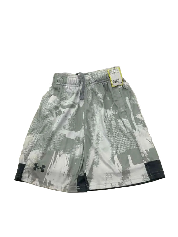 Under Armour (B) Gray White Toddler Size X-Small Boy's ShortAthletic