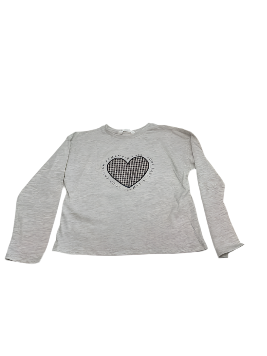 D Brand Black Tan Youth Size 7-8 Girl's LSTop
