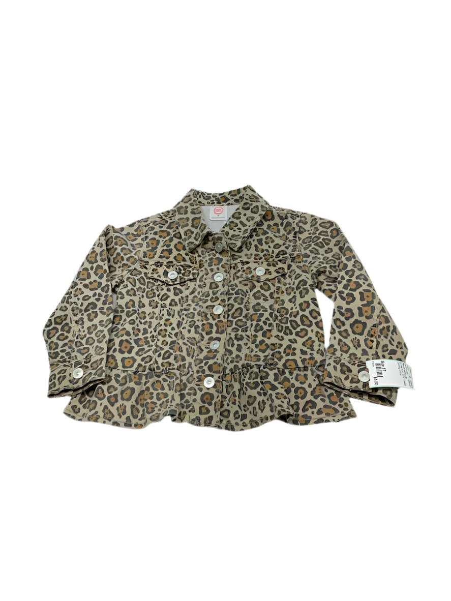Wonder Nation (E) Animal Print Toddler Size 3T Girl's Jacket Denim