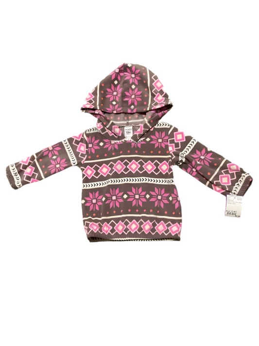 Carters (C) Brown Purple Infant Size 12 MO Girl's Fleece