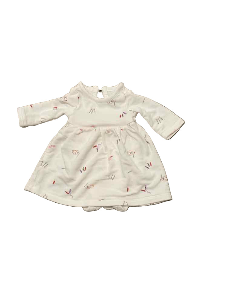 Carters (C) White Infant Size Preemie Girl's 1PC Casual