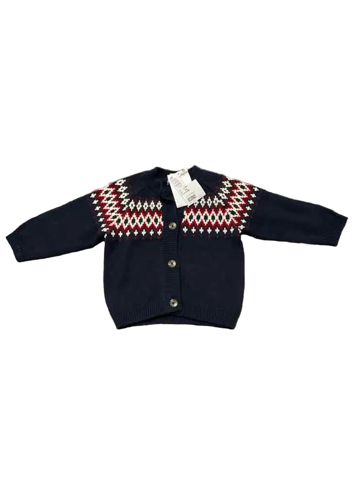 H & M (D) Blue Infant Size 9 MO Boy's Sweatshirt