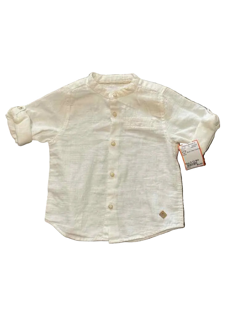 Zara (B) Cream Infant Size 9-12 MO Boy's SSTop