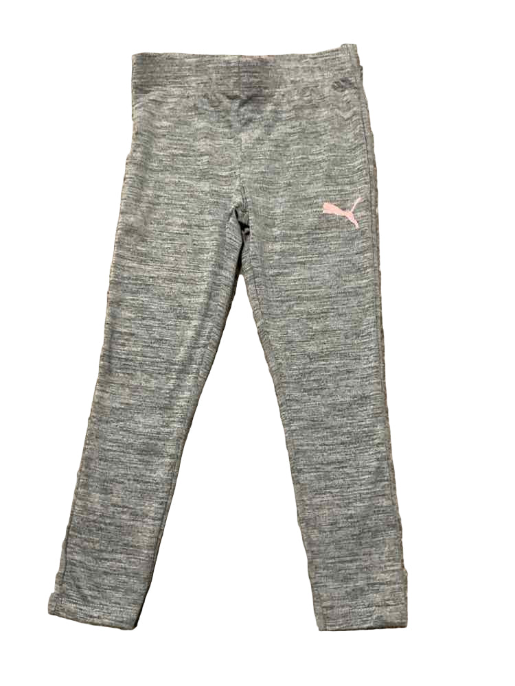 Puma (B) Gray Toddler Size 5 Girl's AthleticLeggings
