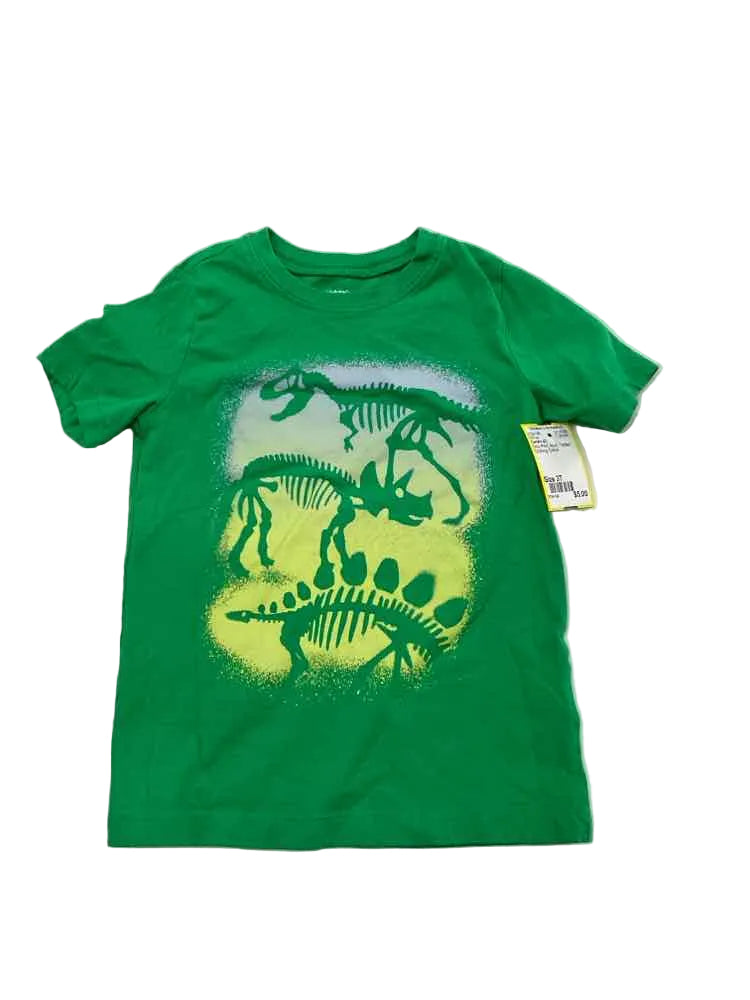 Carters (C) Dino Print Toddler Size 3T Boy's SSTop