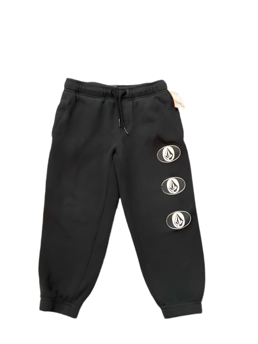 Volcom (B) Black Youth Size 5 Boy's Sweatpant