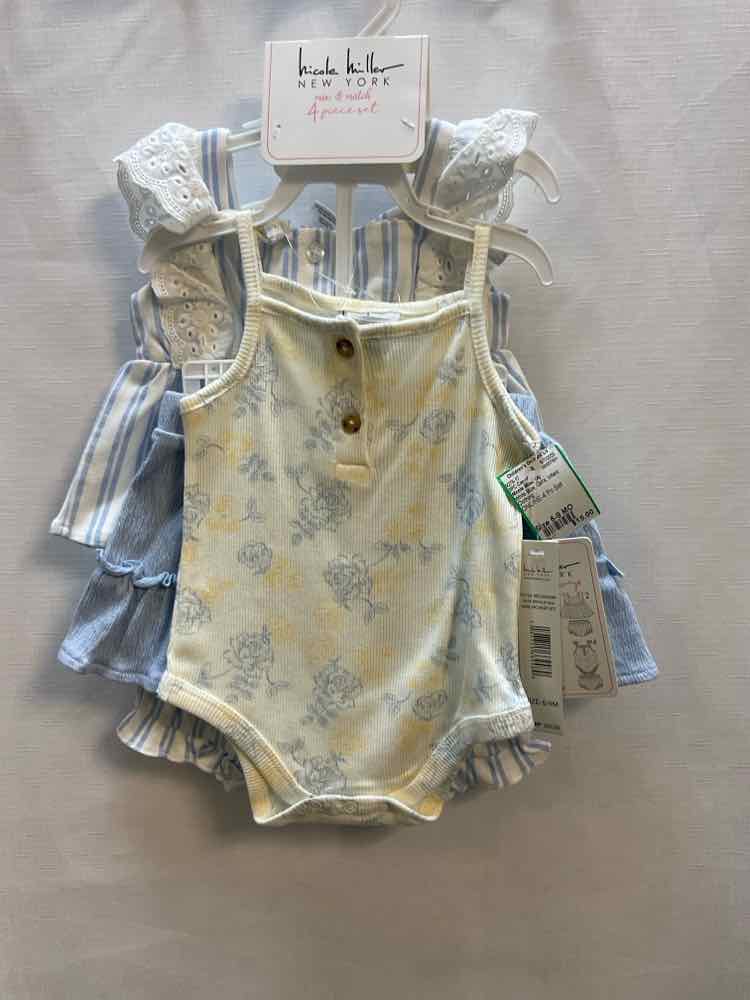 Nicole Miller (A) Brown Black Infant Size 3-6 MO 3PC Casual