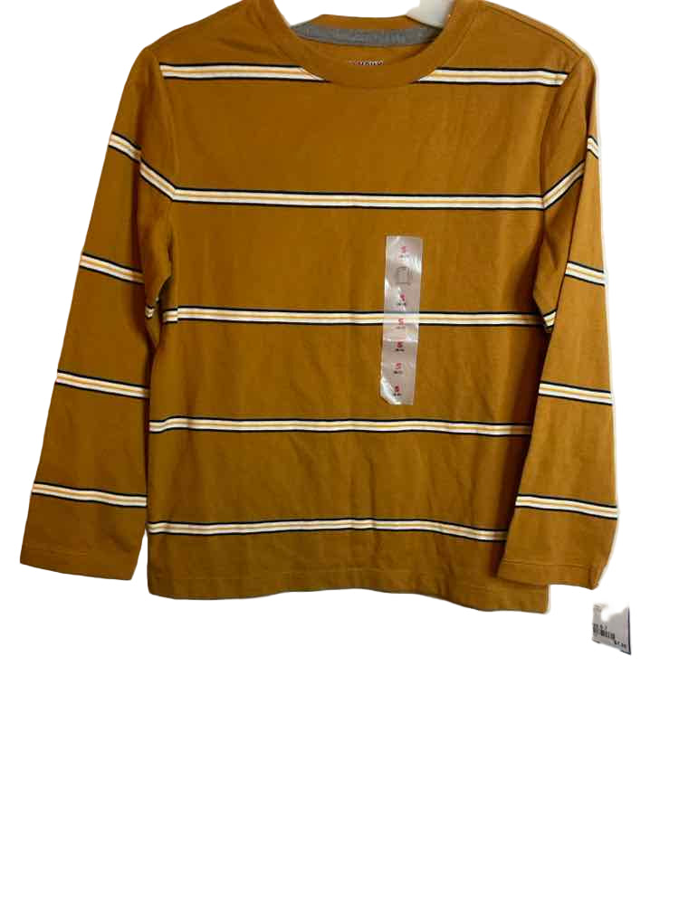 Old Navy (C) White Yellow Youth Size 6-7 LSTop