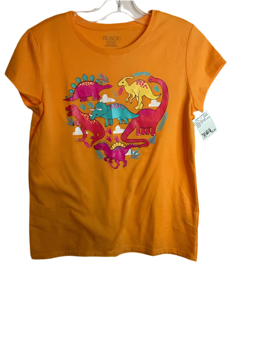 Children's Place (D) Orange Youth Size 10-12 SSTop