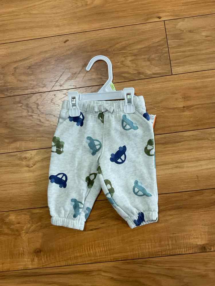 Carters (C) Gray Infant Size 3 MO Boy's PantBasic