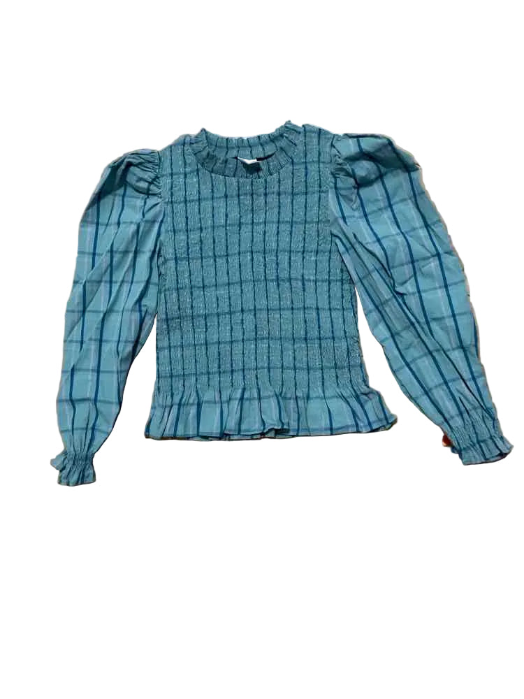 Wonder Nation (E) Plaid Youth Size 6 Girl's LSTop