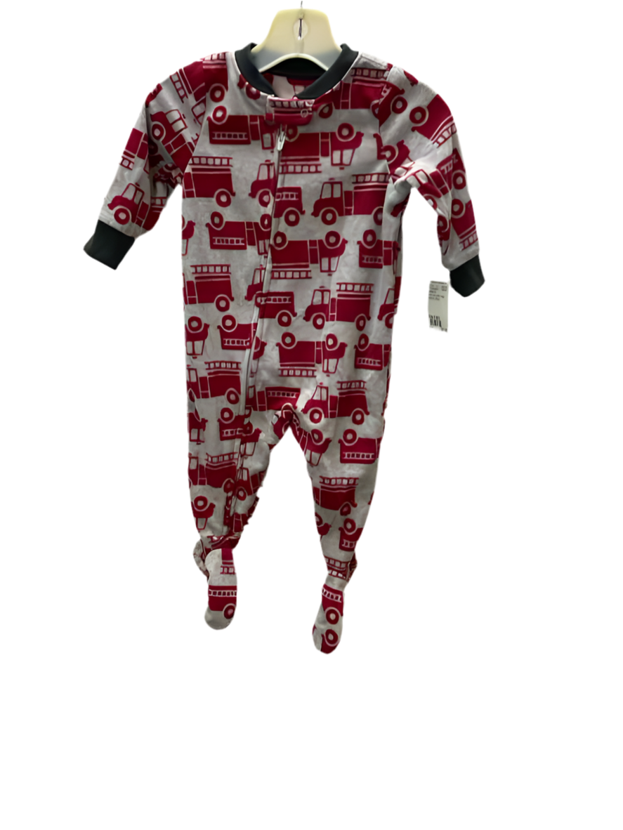 Carters (C) Red Gray Infant Size 6 MO 1PCSleepwear