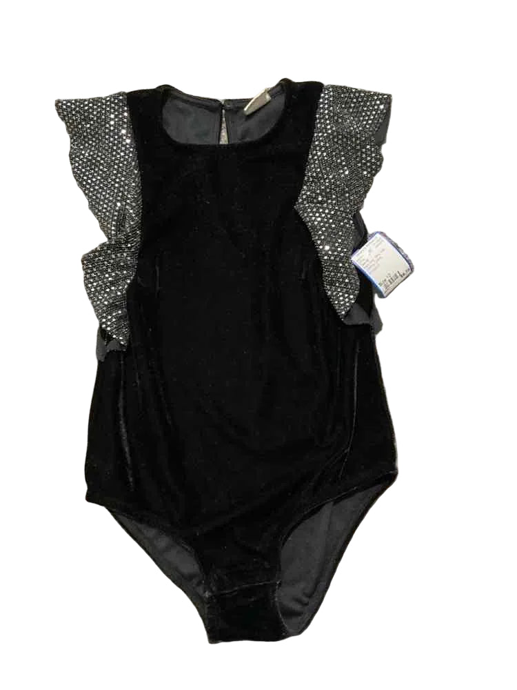 Zara (B) Black Gray Youth Size 10 Girl's SSTop