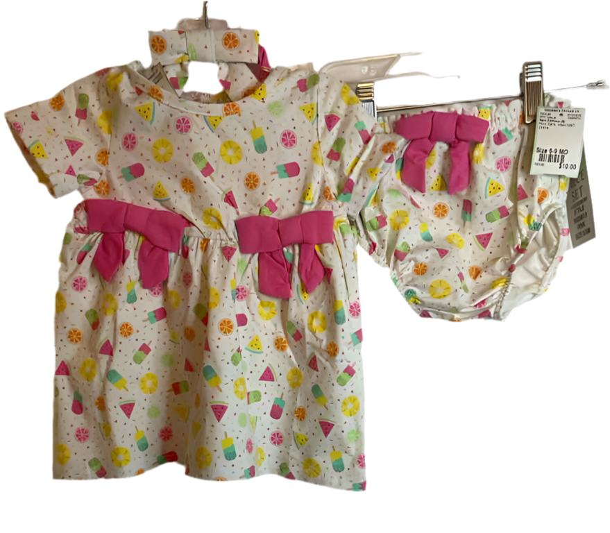 Rare Editions (B) Print Infant Size 6-9 MO 3PC Casual