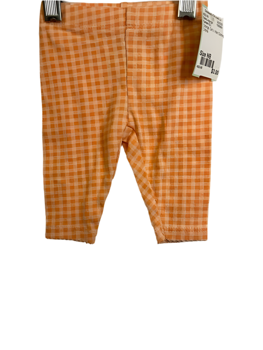 Carters (C) Orange Infant Size NB BasicLeggings