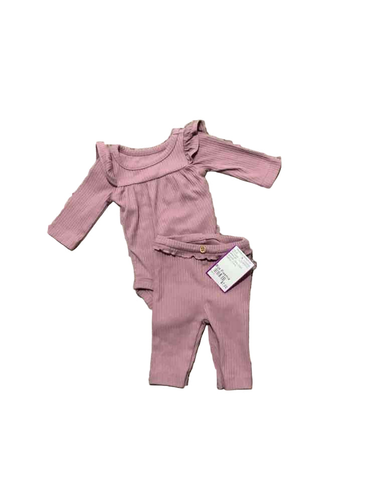 Carters (C) Lavender Infant Size Preemie Girl's 2PC Casual