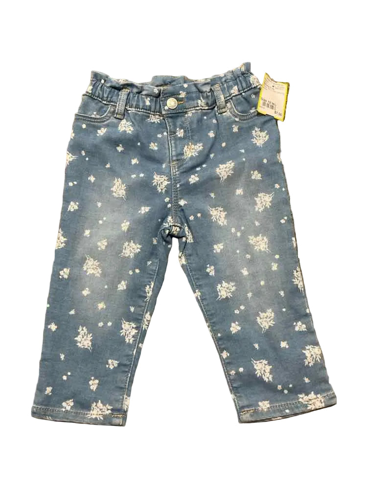 Baby Bgosh (B) Floral Infant Size 18 MO Girl's Jeans