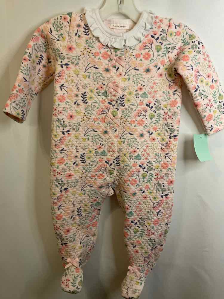 Laura Ashley (C) Floral Infant Size 6-9 MO 1PCSleepwear