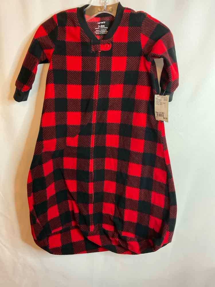 Carters (C) Gingham Infant Size 3-6 MO 1PCSleepwear