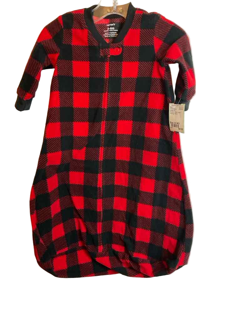 Carters (C) Gingham Infant Size 3-6 MO 1PCSleepwear