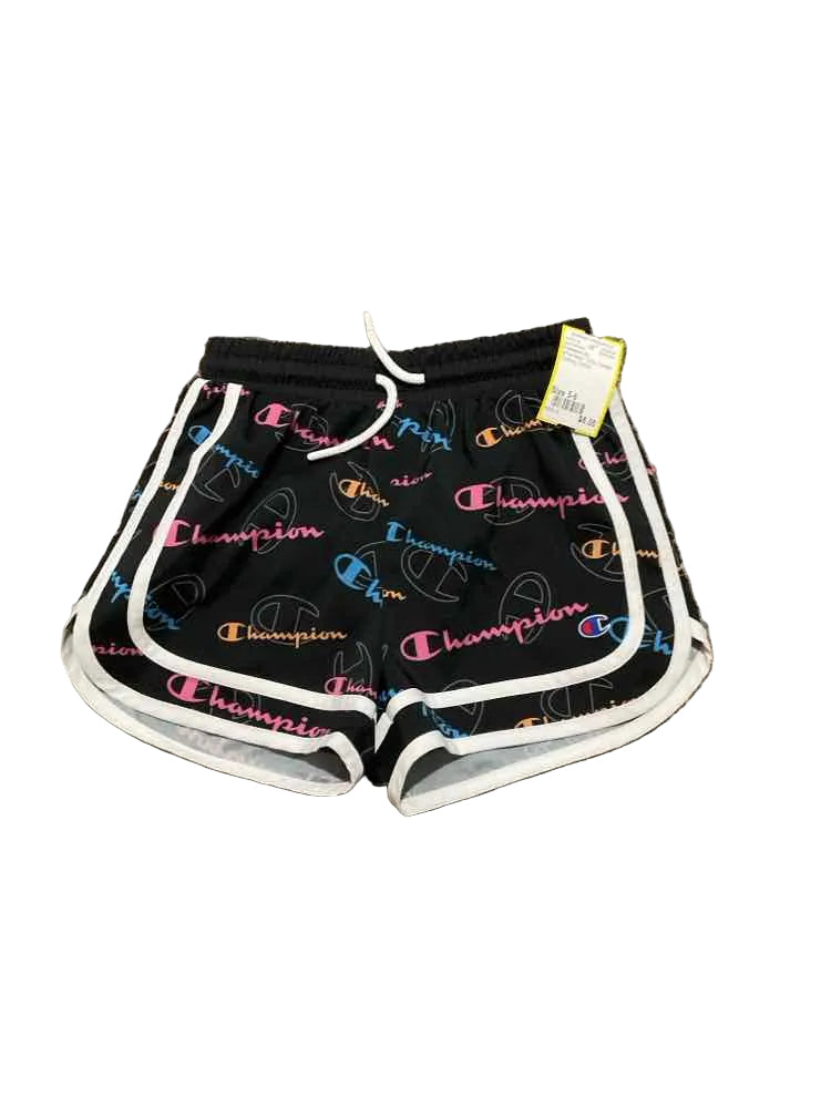 Champion (C) White Black Toddler Size 5-6 Girl's ShortAthletic