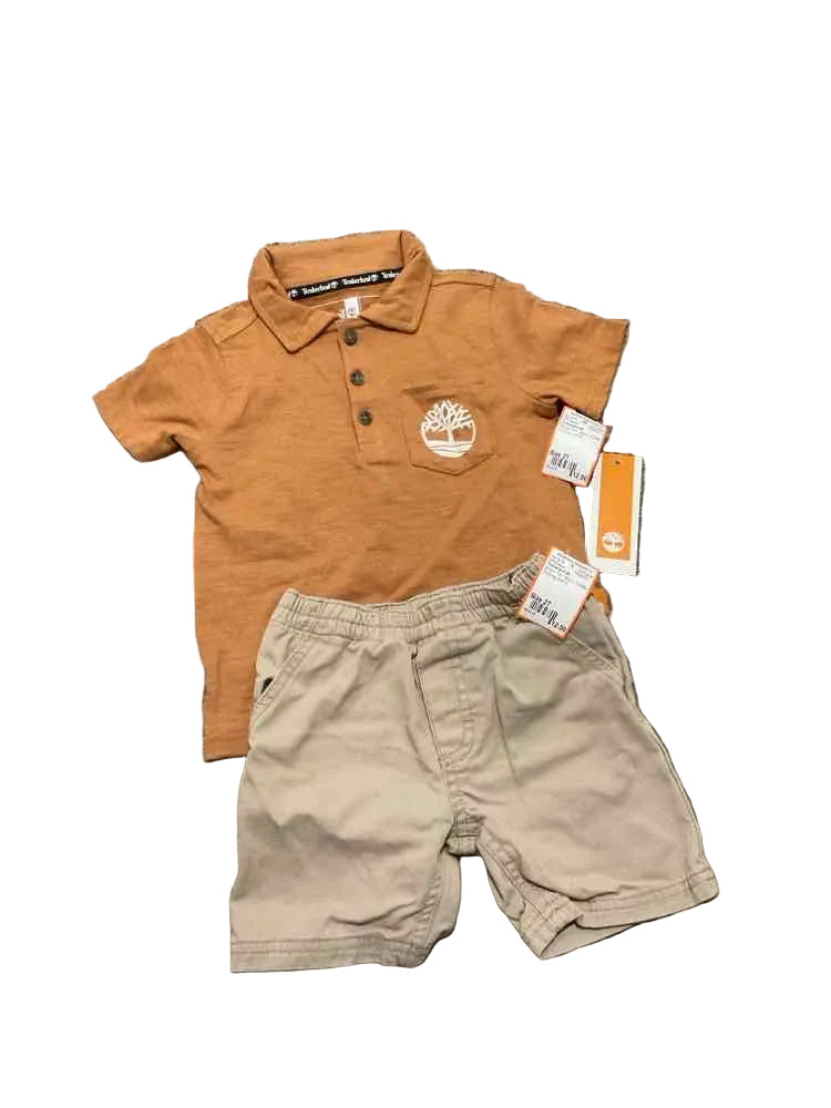 Timberland (B) Brown Tan Toddler Size 2T Boy's 2PCCasual