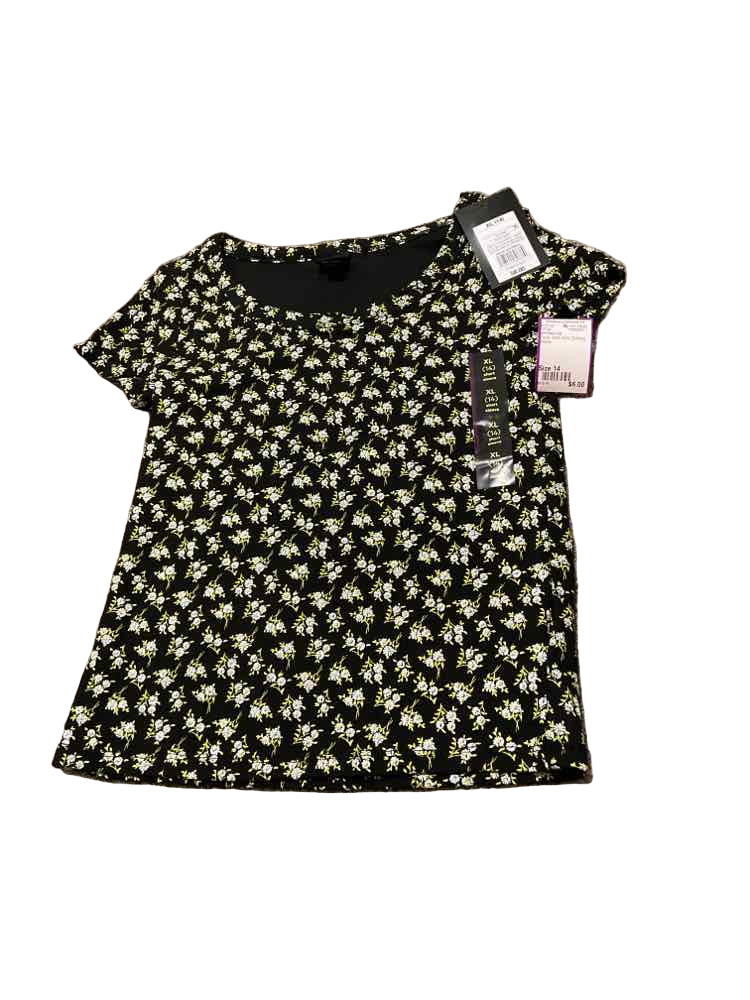 Art Class (D) Floral Youth Size 14 Girl's SSTop