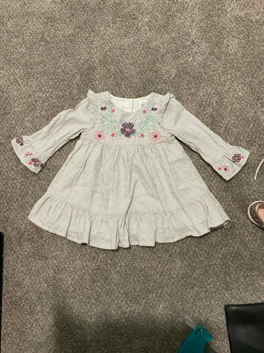 Baby Gap (B) Striped Infant Size 12-18 MO Girl's CasualDress
