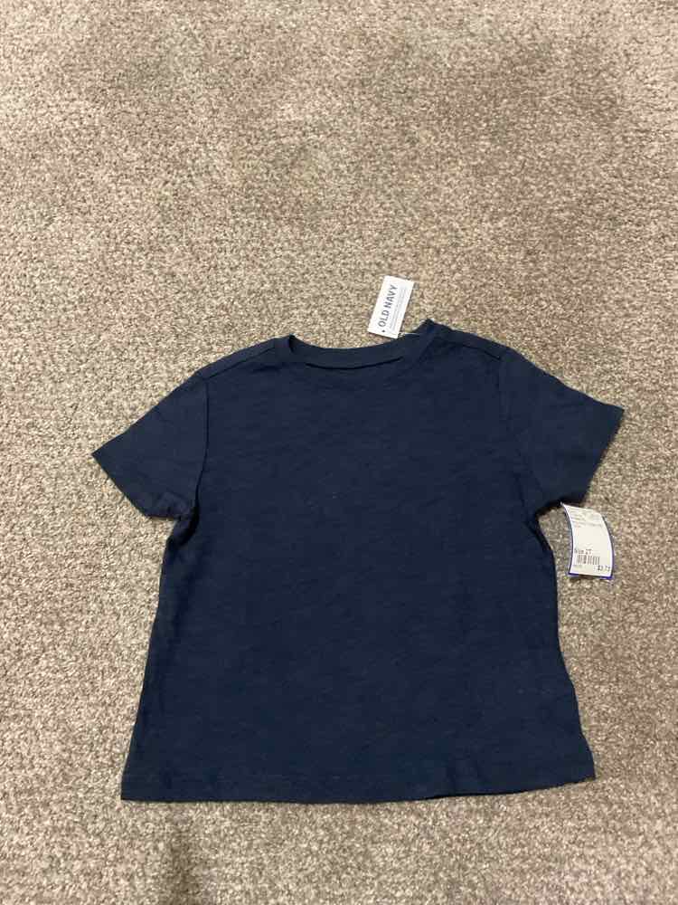Old Navy (C) Navy Toddler Size 2T Boy's SSTopBasic