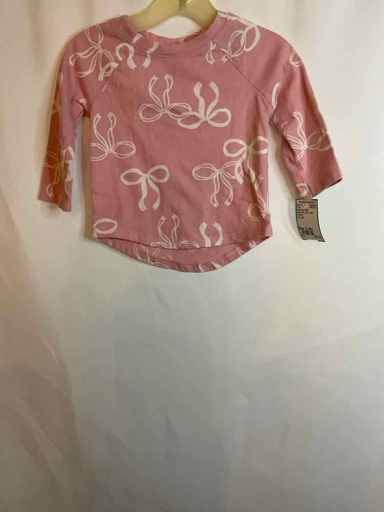 Cat and Jack (D) White Pink Infant Size 12 MO LSTop