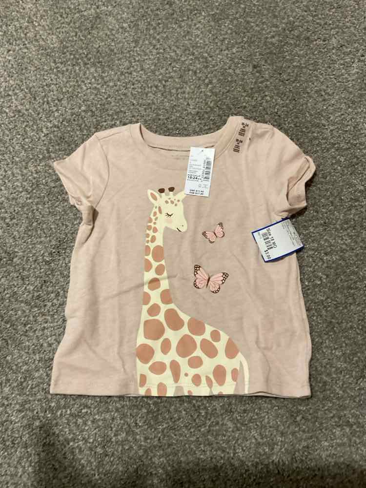 Children's Place (D) Brown Infant Size 18 MO Girl's SSTop