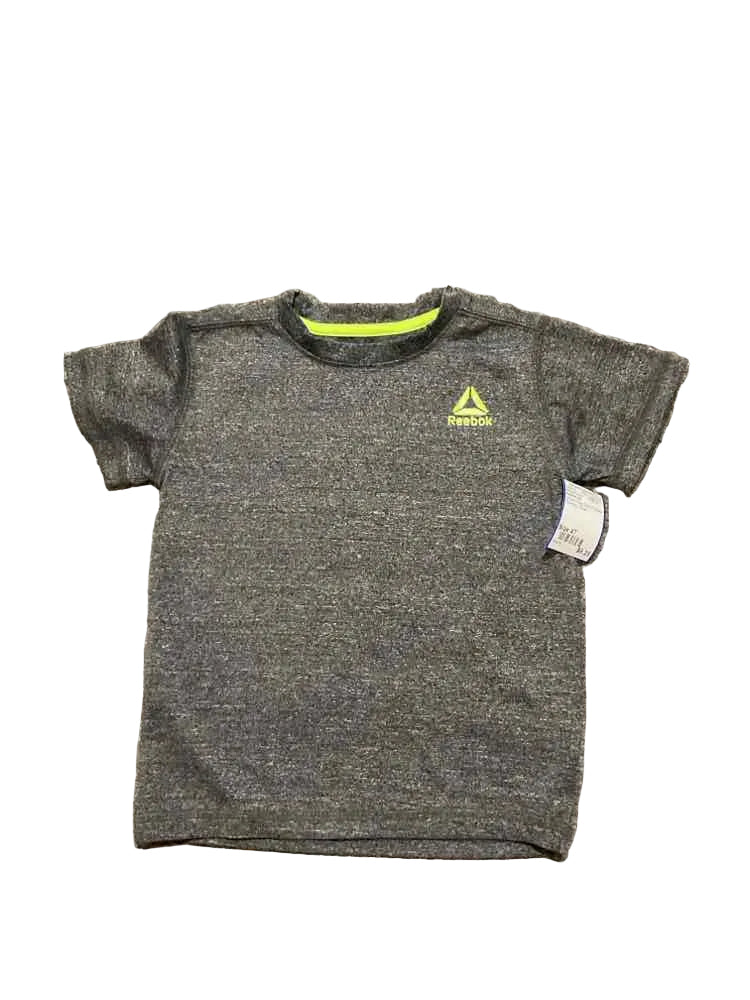 Reebok (B) Green Gray Toddler Size 4T Boy's AthleticTopSS