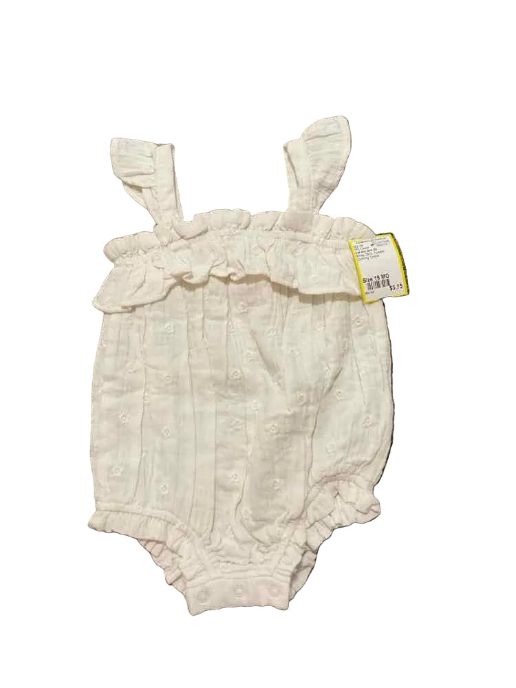 Cat and Jack (D) White Infant Size 18 MO Girl's 1PC Casual