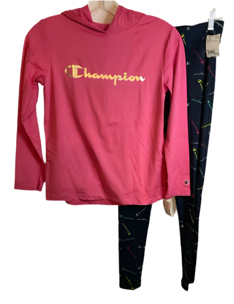 Champion (C) Pink Youth Size 10-12 2PCCasual