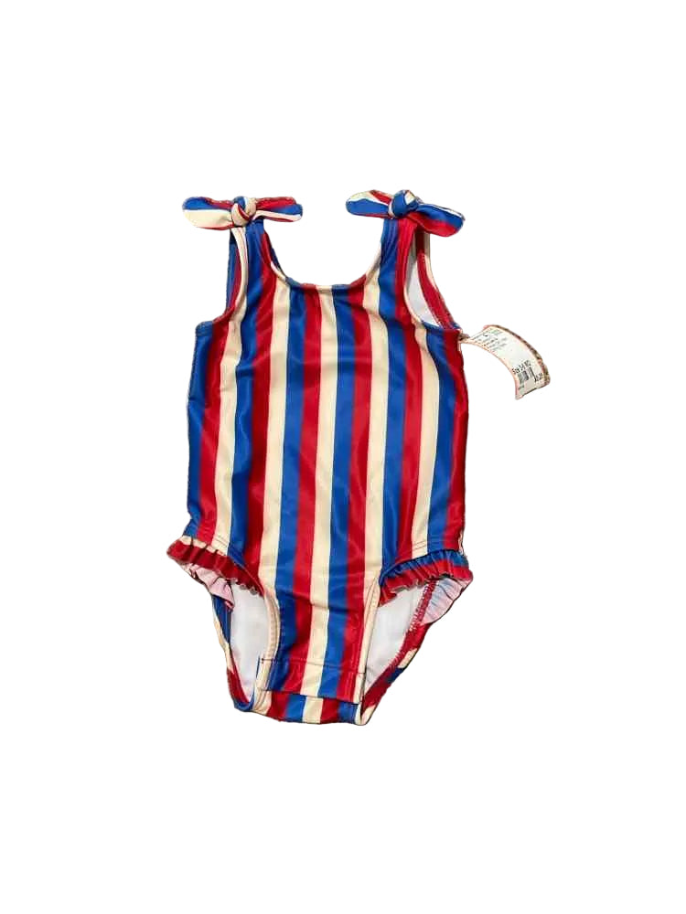 Cat and Jack (D) Pinstripe Infant Size 3-6 MO Girl's 1PCSwimwear