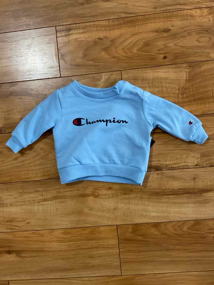 Champion (C) Light Blue Infant Size 3 MO Boy's Sweatshirt