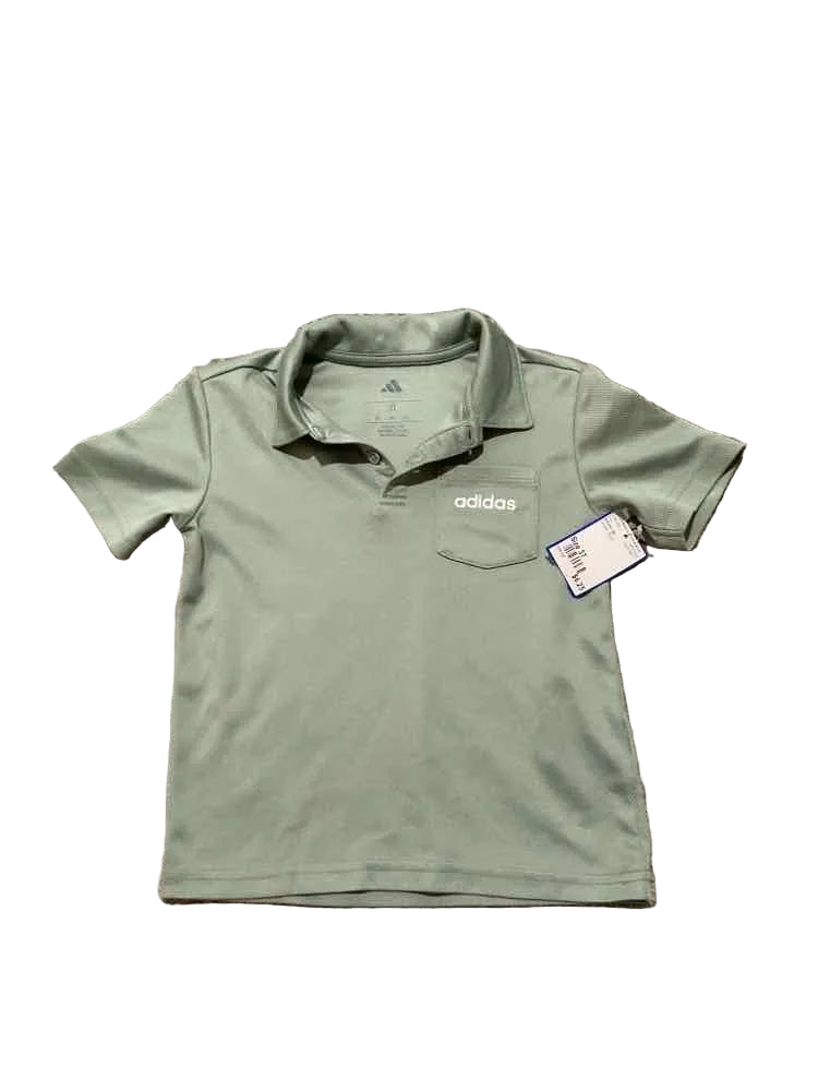 Adidas (B) Green Toddler Size 3T Boy's Polo