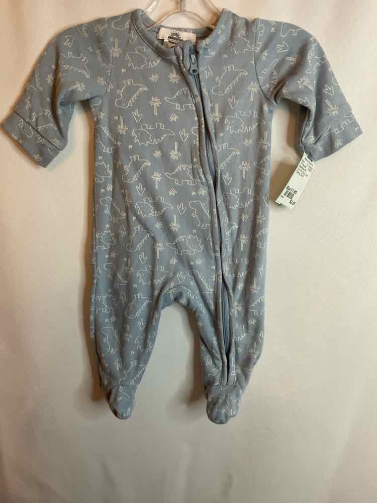 Wonderluxe (D) Dino Print Infant Size 0-3 MO 1PCSleepwear