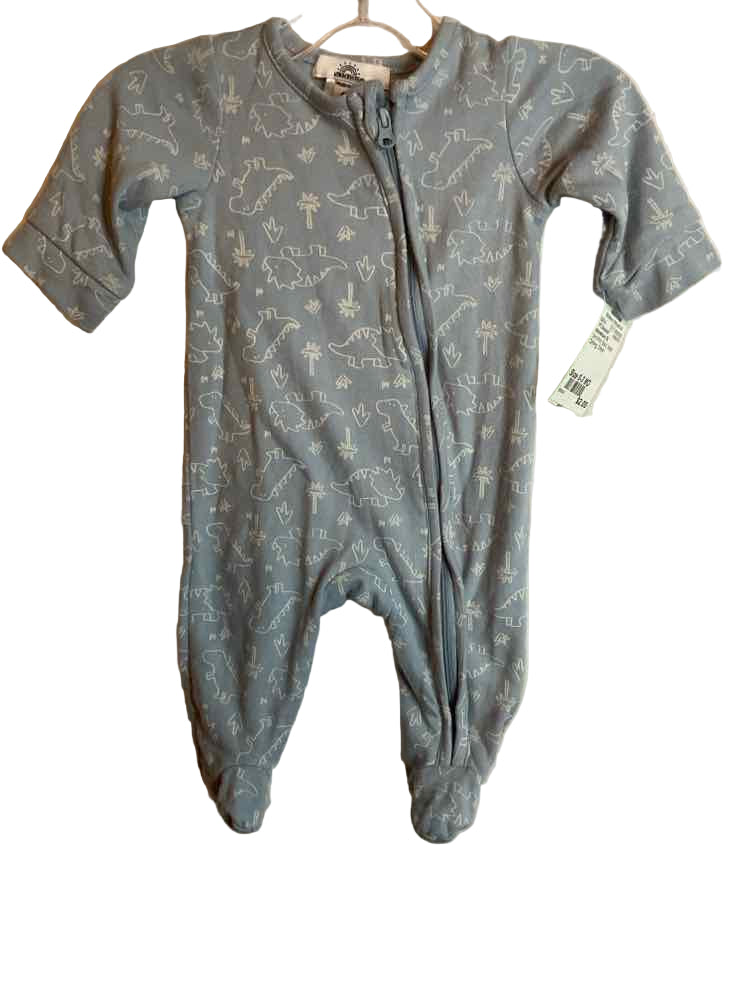 Wonderluxe (D) Dino Print Infant Size 0-3 MO 1PCSleepwear