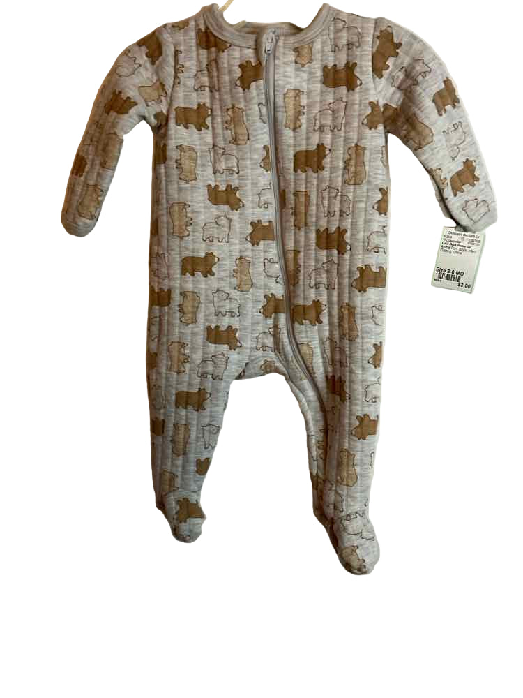 Duck Duck Goose (D) Animal Print Infant Size 3-6 MO 1PCSleepwear