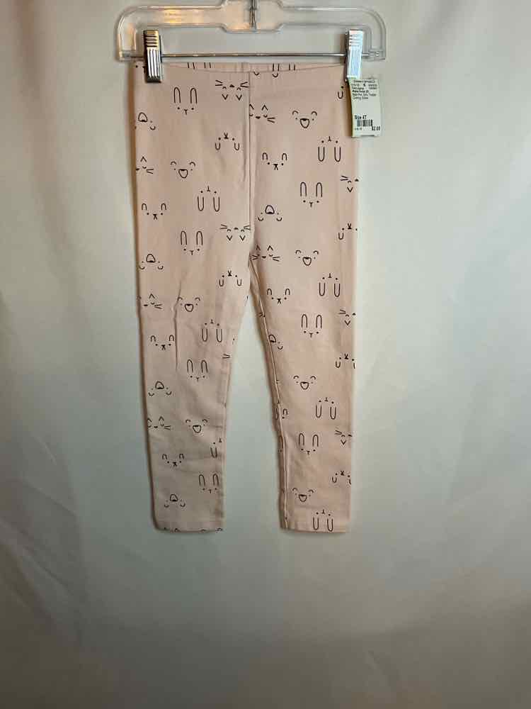 Mighty Goods (D) Black Pink Toddler Size 4T BasicLeggings