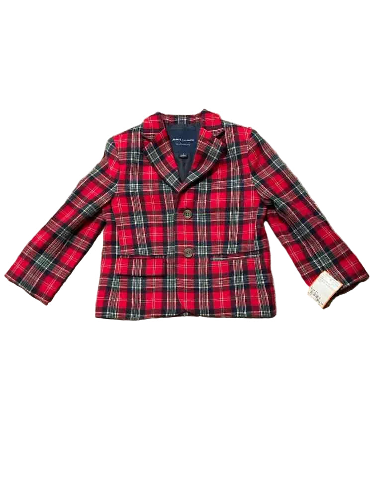 Janie and Jack (A) Plaid Toddler Size 3T Boy's Blazer