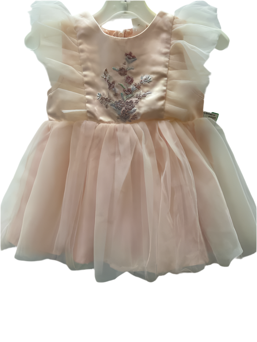 Shein (E) Light Pink Infant Size 6-9 MO PartyDress