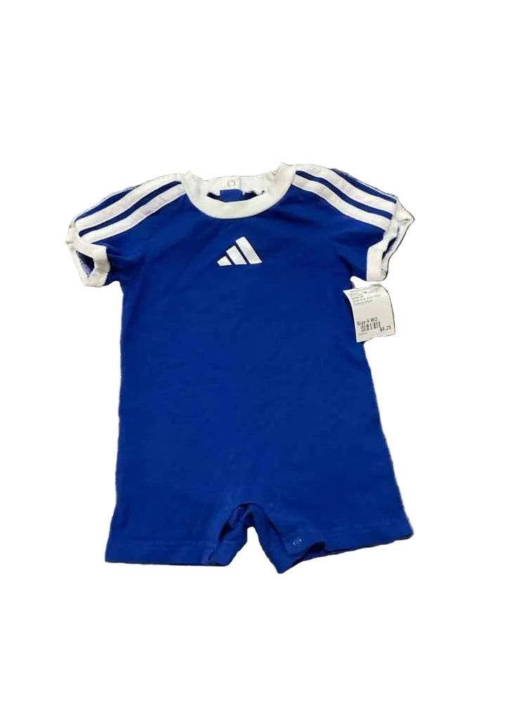 Adidas (B) White Blue Infant Size 9 MO Boy's 1PC Casual