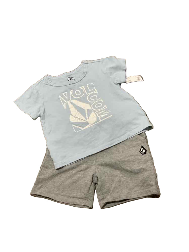 Volcom (B) Gray Toddler Size 2T Boy's 2PCCasual