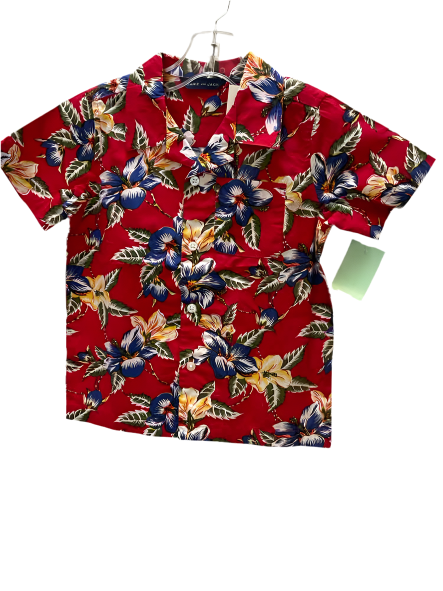 Janie and Jack (A) Hawaiian Print Toddler Size 3T ButtondownSS
