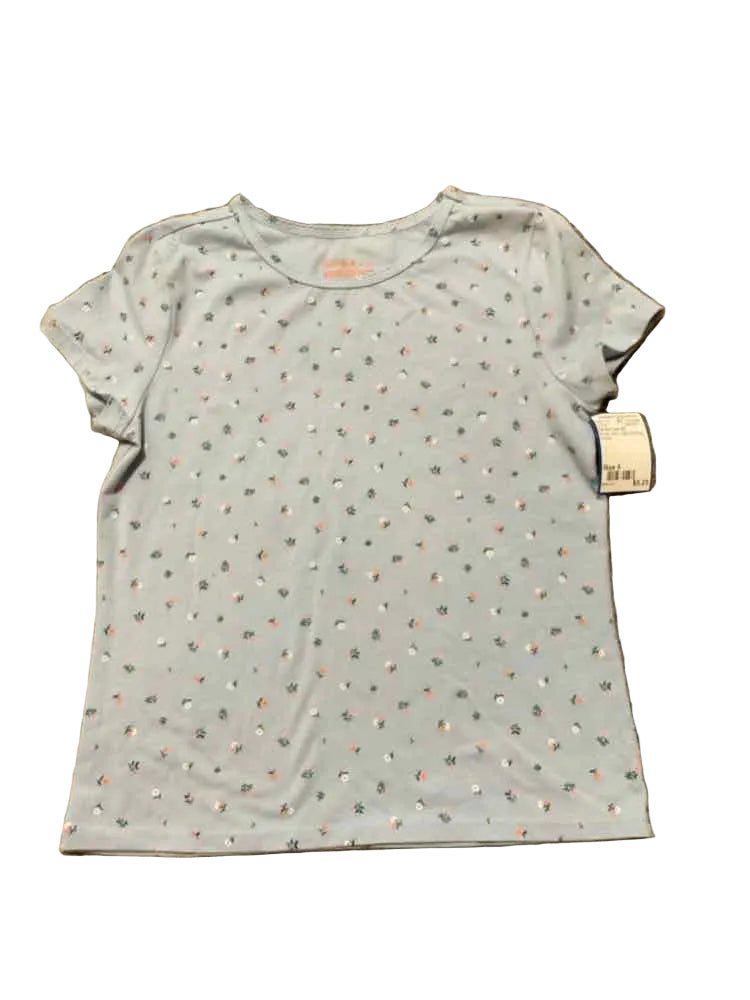 Cat and Jack (D) Floral Youth Size 8 Girl's SSTop